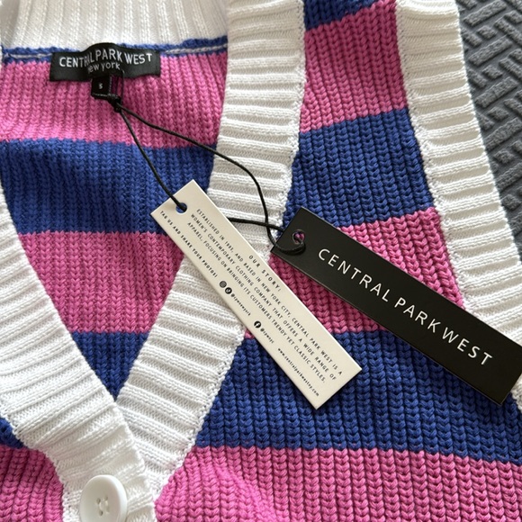 Central Park West Yasmin Cardigan Vest XS NWT - Picture 3 of 4